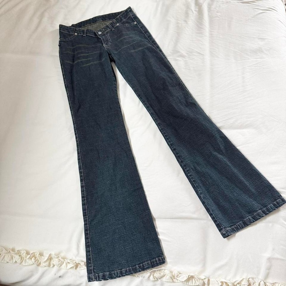low rise flare jeans  Y2K brazilian low rise flare jeans size 26" waist coquette